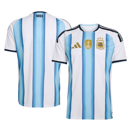 Argentina Casa Copa do Mundo Camisa Conjunto(Camisa+Calções) 2026 - camisola de futebol para adeptos em Portugal