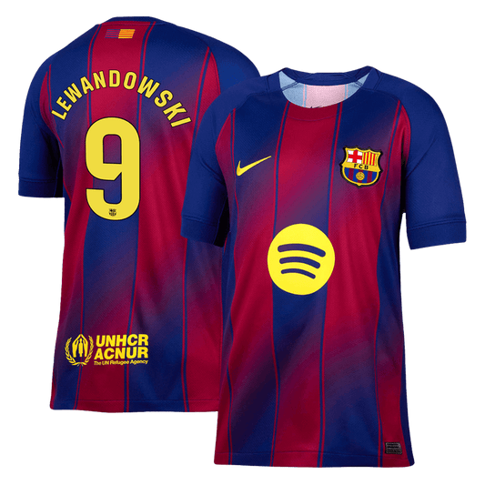 LEWANDOWSKI #9 Barcelona Casa Camisola 2025/26