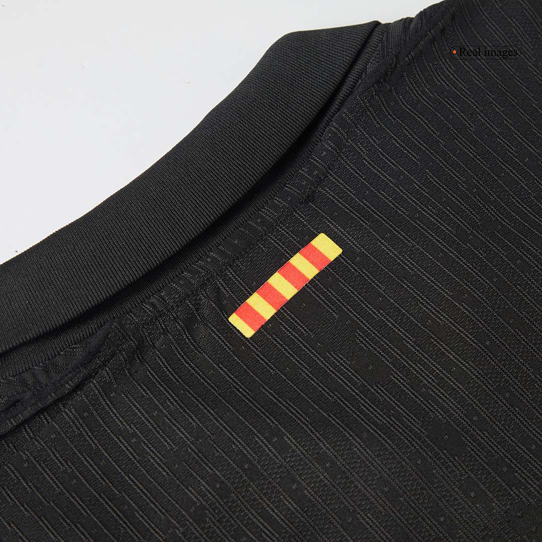 Camisola de Futebol Autêntica do Barcelona Away 2024/25 - Logotipo Spotify sem Texto