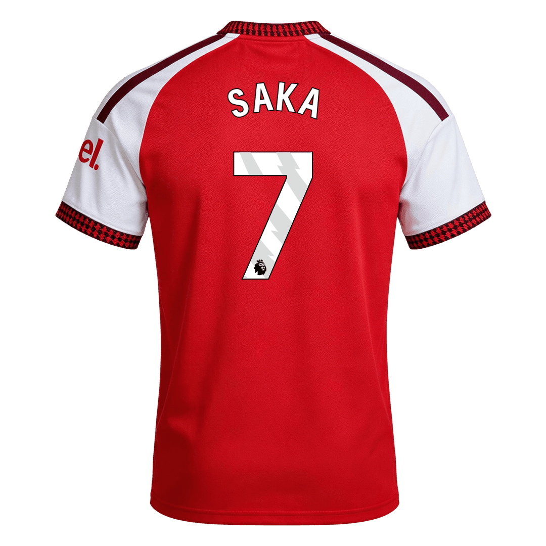 SAKA #7 Arsenal Casa Camisa 2026/27 Vermelho