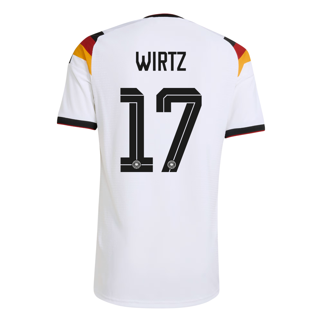 Jogador WIRTZ #17 Germany Casa World Cup Futebol Camisas 2026 Branco