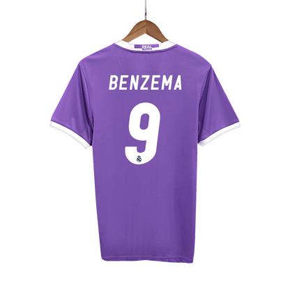 Camisola Retro Real Madrid BENZEMA #9 Away Soccer Shirt 2016/17