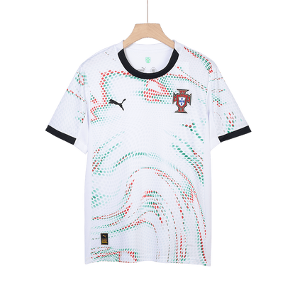 Camisola de futebol RONALDO #7 Portugal Fora de casa Camisola personalizada 2025