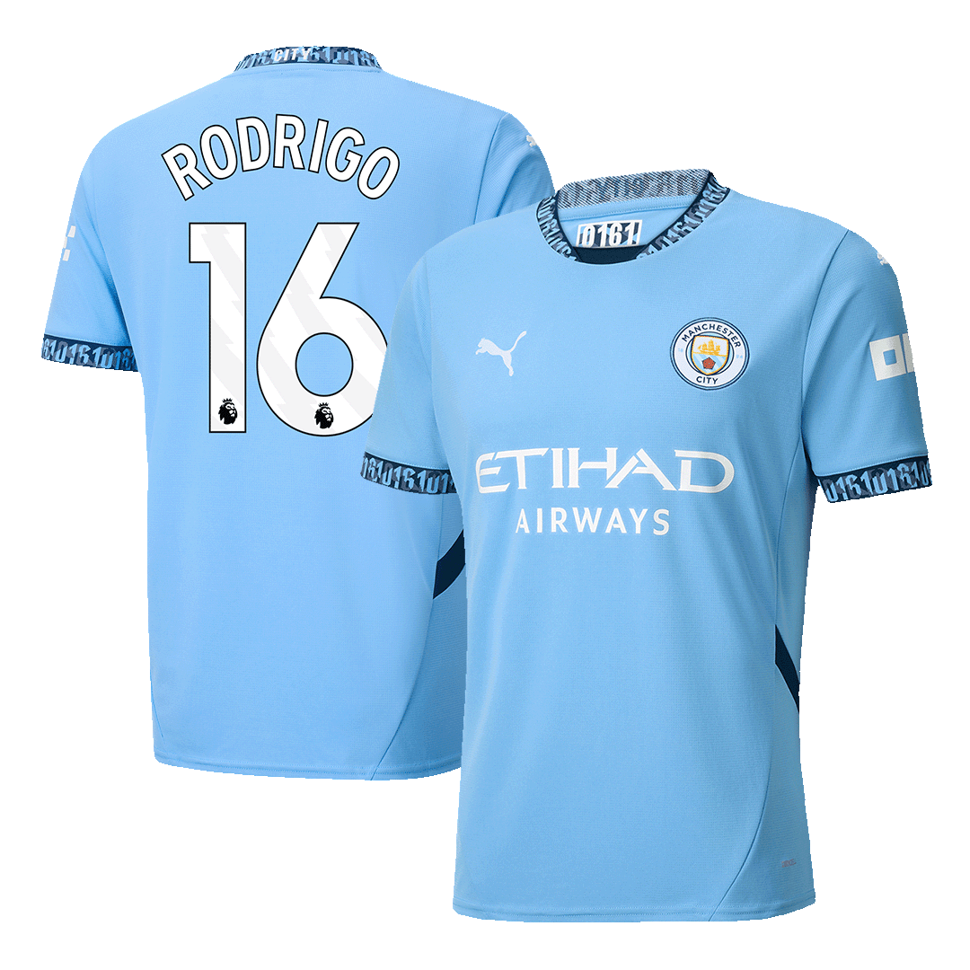 RODRIGO #16 Manchester City Home football shirt 2024/25