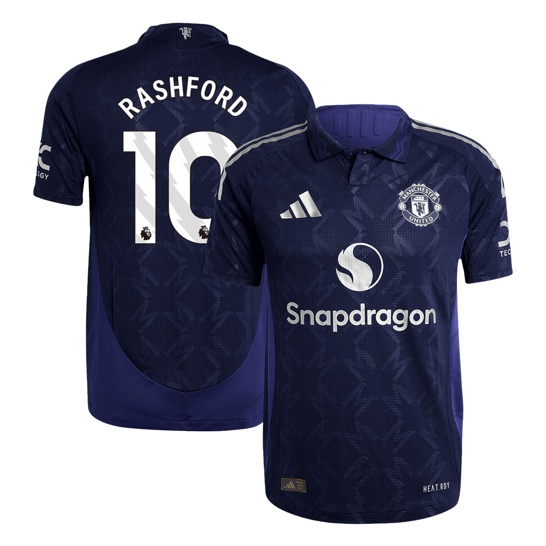 Camisola de futebol aut¨ºntica RASHFORD #10 Manchester United Away 2024/25