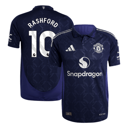 Camisola de futebol autêntico RASHFORD #10 Manchester United Away 2024/25
