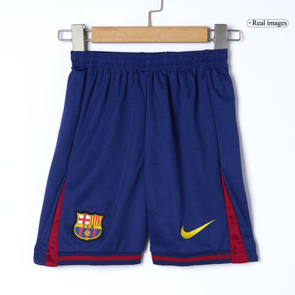 Barcelona Casa  Infantil Conjunto（Camisa + Calção + Meias) 2025/26  Vermelho&Azul