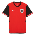 Versão do Jogador Áustria Casa Copa do Mundo Futebol Camisas 2026 Vermelho