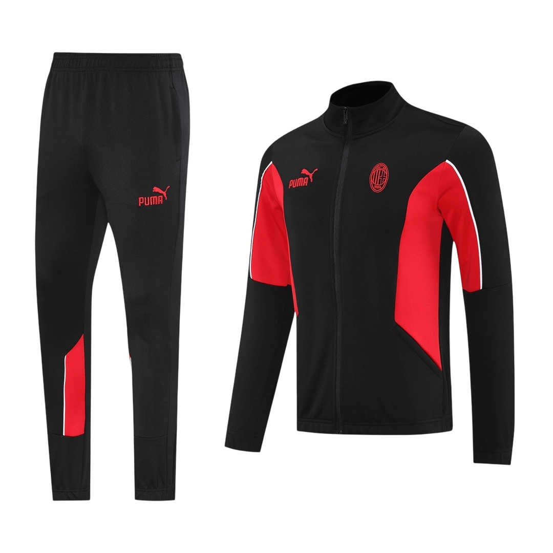 AC Milan Treino Jaqueta Conjunto (Jaqueta + Calças) 2025/26 Preto