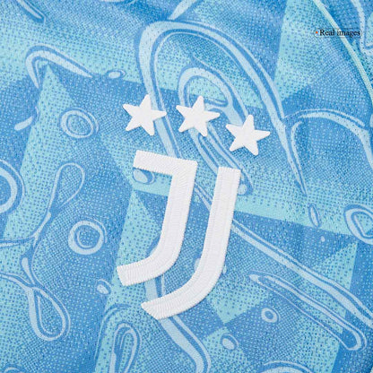 Autêntico KALULU #15 Juventus Fora Futebol Camisas 2025/26 Azul