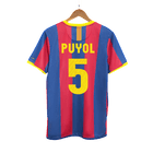 Camisola de futebol PUYOL #5 Barcelona Retro 2010/11
