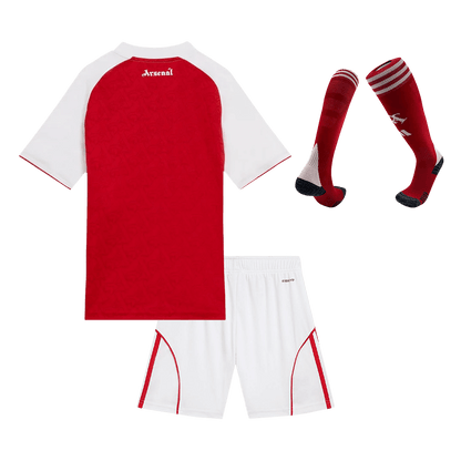 Infantil Arsenal Casa Camisa Conjunto (Camisa + Calções + Meias) 2025/26 Vermelho