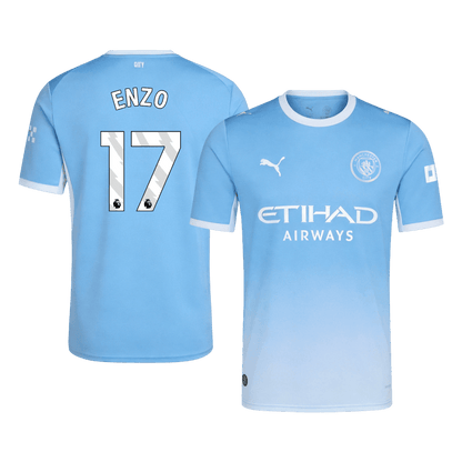 ENZO #17 Manchester City Casa Camisa 2026/27 Azul