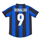 Camisola retro do Inter de Milan RONALDO #9 Camisola de futebol 1999/00