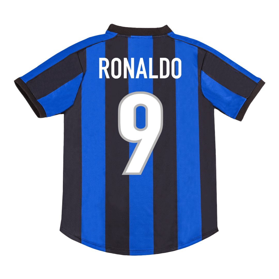 Inter Milan Retro Shirt RONALDO #9 Football Shirt 1999/00