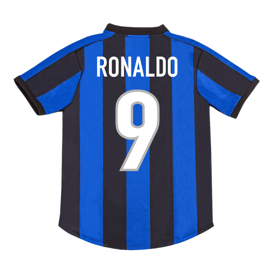 Inter Milan Retro Shirt RONALDO #9 Football Shirt 1999/00