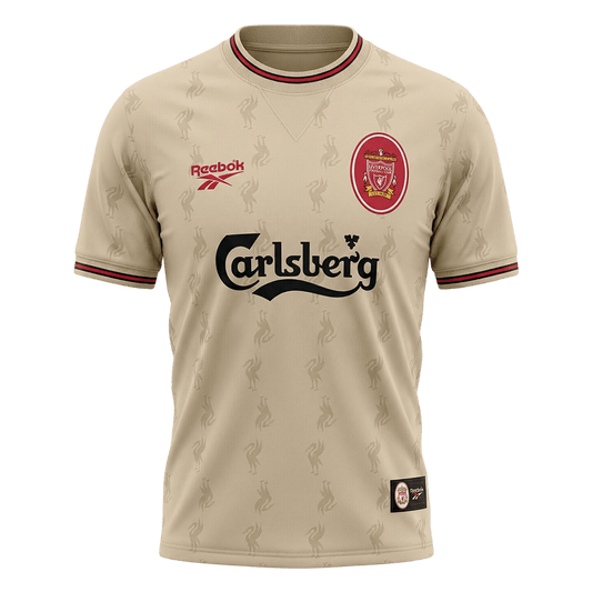 Retrô Liverpool Fora Camisa 1996/97 Amarelo