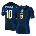 Versão do Jogador NEYMAR JR. #10 Brazil Fora Copa do Mundo Futebol Camisas 2026 Marinha