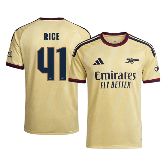RICE #41 Arsenal Terceira Camisa 2026/27 Amarelo UCL