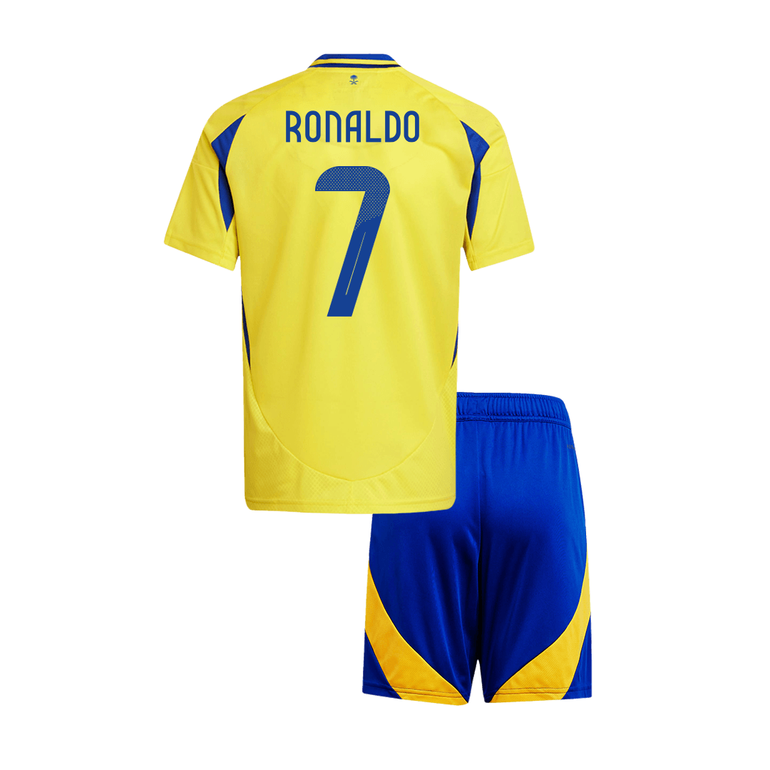 Al Nassr RONALDO #7 Home Kids Football Kits