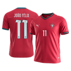 【Super Qualidade】JOÃO FÉLIX #11 Portugal
 Casa Futebol Camisa 2026 Vermelho