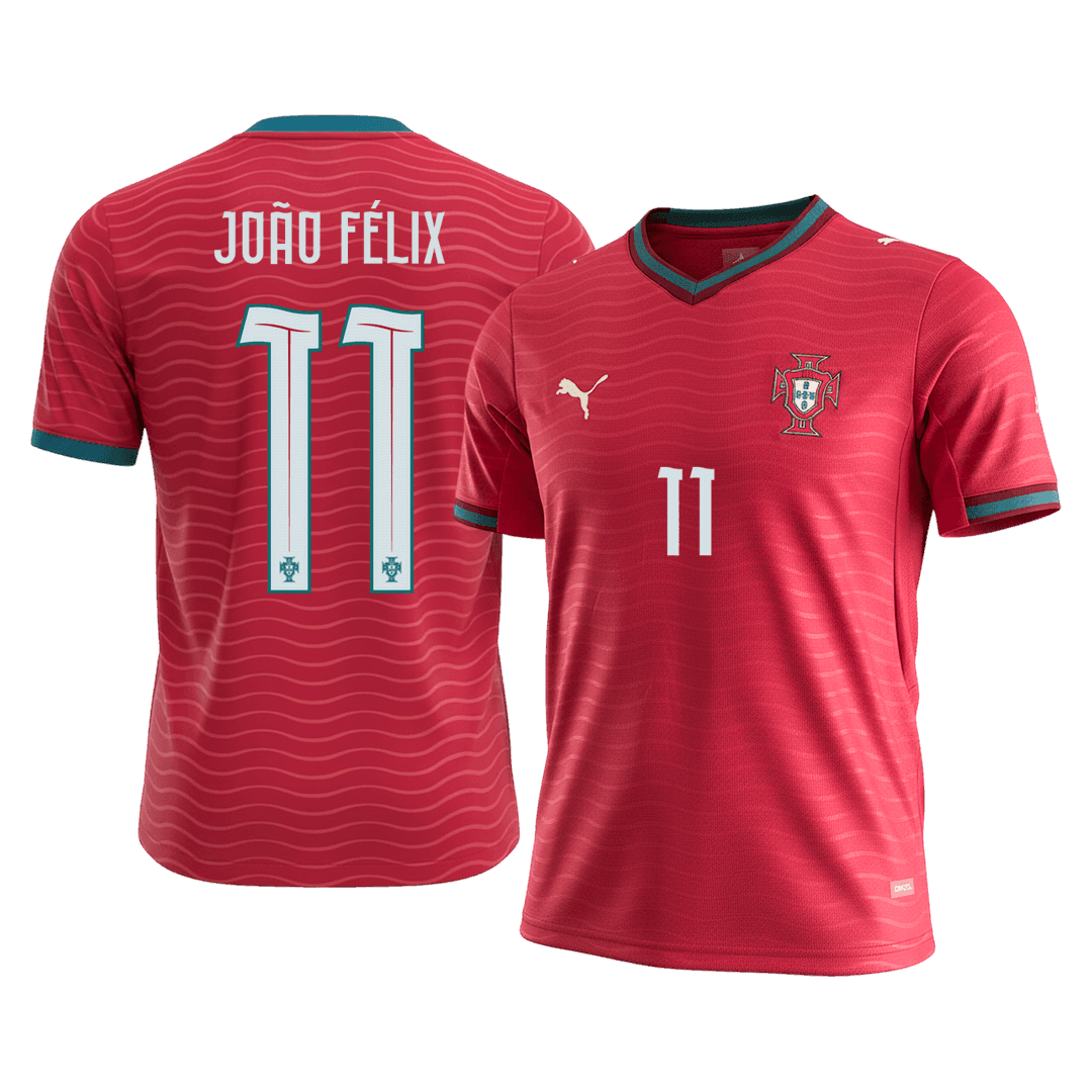 【Super Qualidade】JOÃO FÉLIX #11 Portugal
 Casa Futebol Camisa 2026 Vermelho