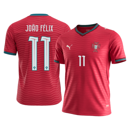【Super Qualidade】JOÃO FÉLIX #11 Portugal
 Casa Futebol Camisa 2026 Vermelho