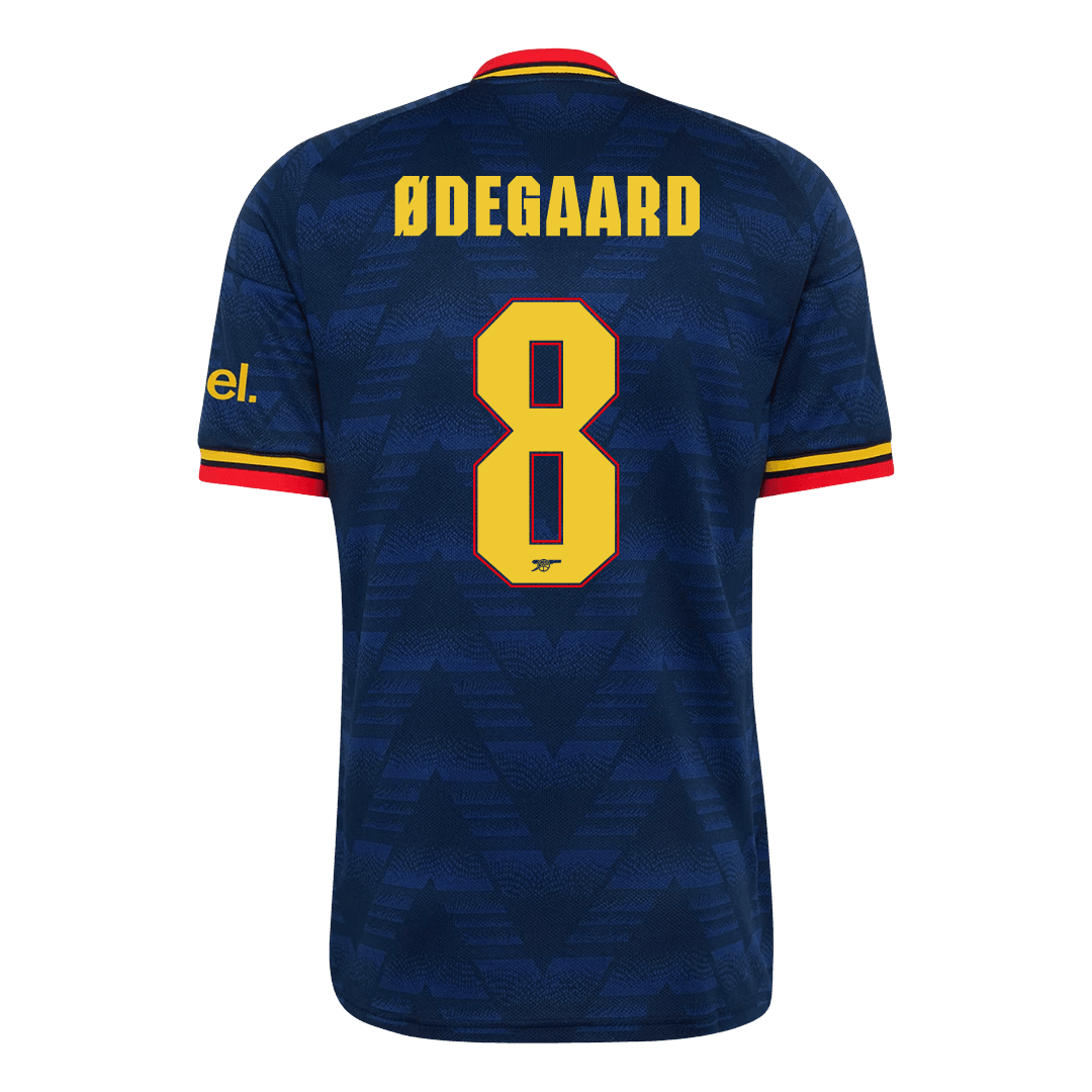 ØDEGAARD #8 Arsenal Fora Camisa 2026/27 Azul UCL