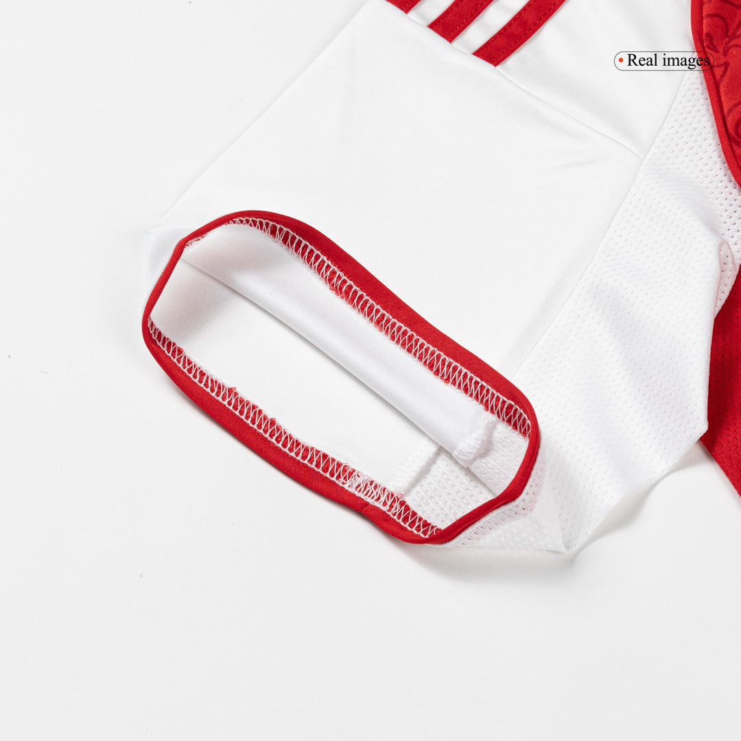【Super Qualidade】GABRIEL #6 Arsenal
 Casa Futebol Camisa 2025/26 Vermelho