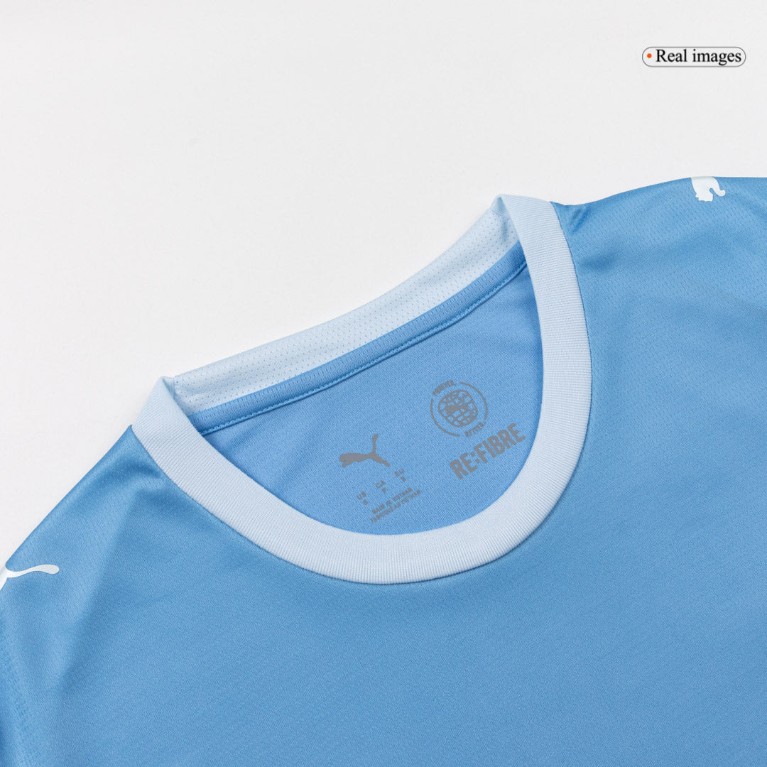 DOKU #11 Manchester City Casa Camisa 2026/27 Azul UCL
