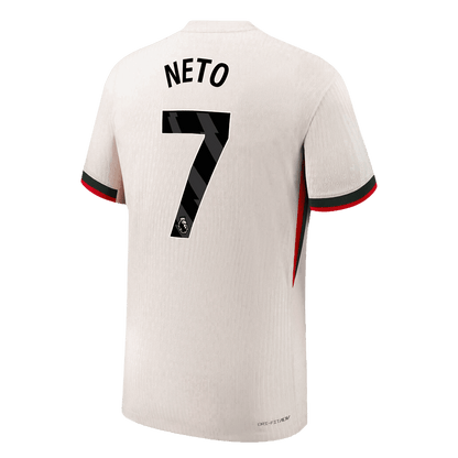Autêntico NETO #7 Chelsea Fora Futebol Camisas 2025/26 Branco