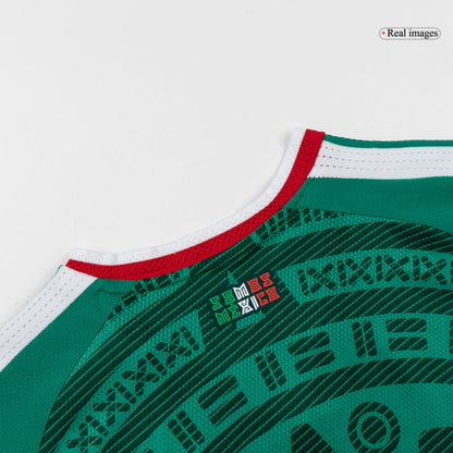 Versão do Jogador Raúl #9 Mexico Casa World Cup Futebol Camisas 2026 Verde