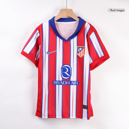 Maßgeschneiderte Fußball-Heimtrikots für Kinder von Atlético de Madrid, komplett
 2024/25