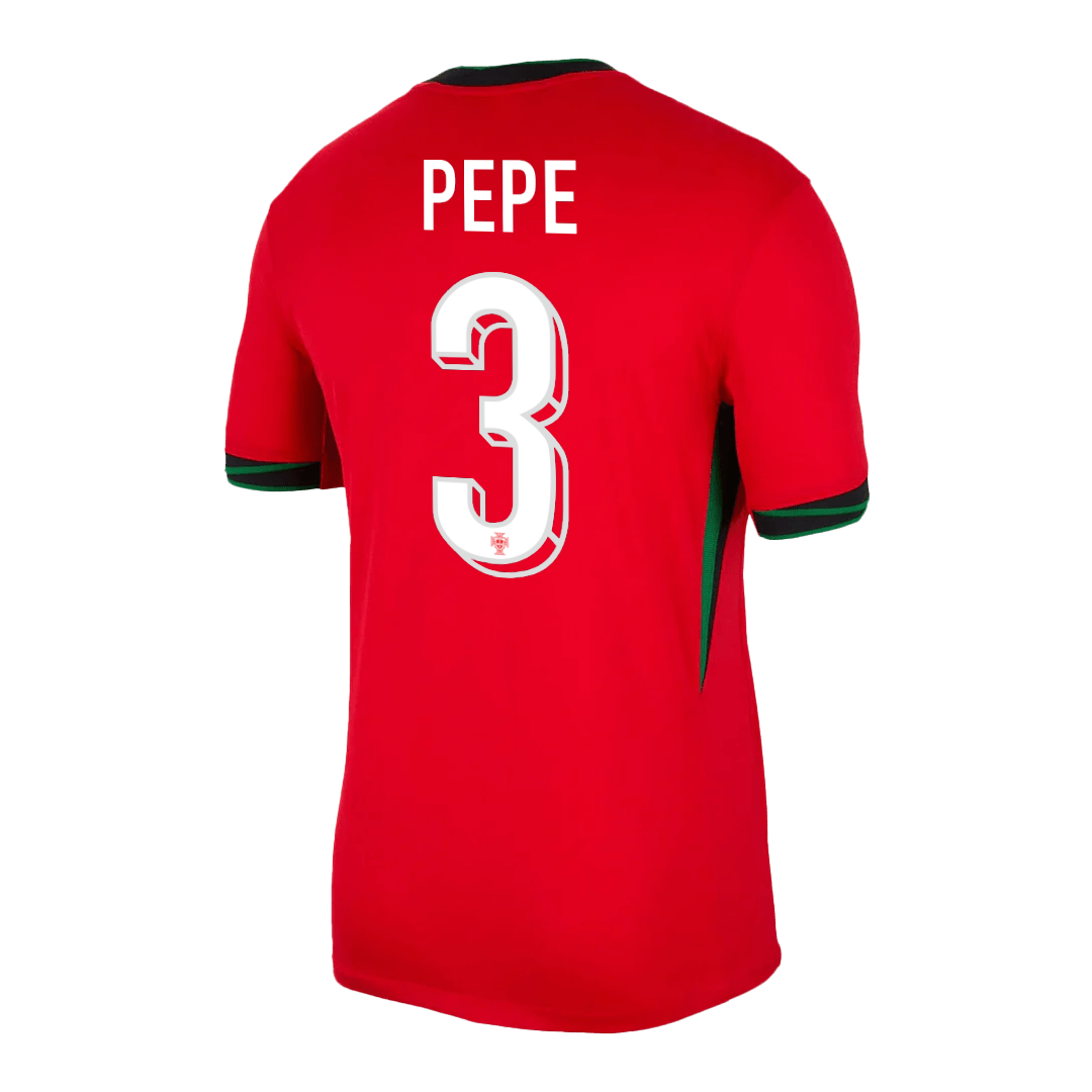 PEPE #3 Portugal Home Euro 2024 Football Shirt