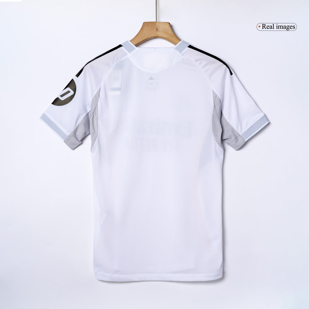 Autêntico MBAPPÉ #10 Real Madrid Casa Futebol Camisas 2025/26 Branco
