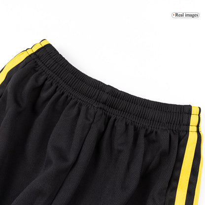 Manchester United Infantil 
 Fora Terceira Futebol Camisa Conjunto (Camisa+Shorts+Meias) 2025/26 Preto