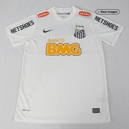 Retrô NEYMAR JR #11 Santos FC Casa Camisa 2012 Branco