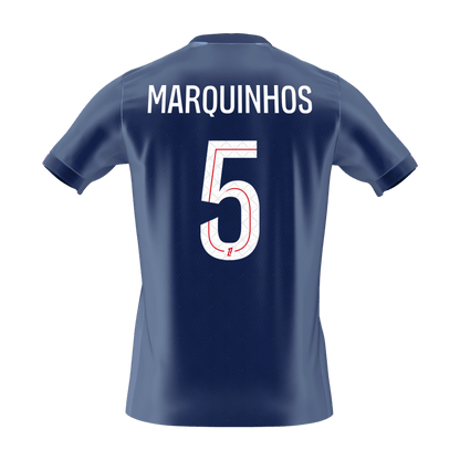 【Super Qualidade】MARQUINHOS #5 PSG
 Casa Futebol Camisa 2025/26 Marinha