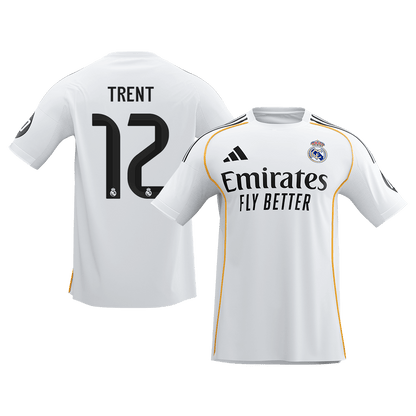 【Super Qualidade】TRENT #12 Real Madrid
 Casa Futebol Camisa 2025/26 Branco