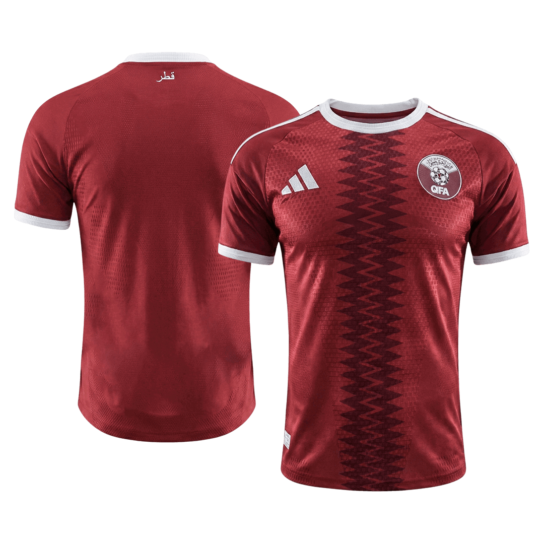 Versão do Jogador Catar Casa Copa do Mundo Futebol Camisas 2026 Vermelho