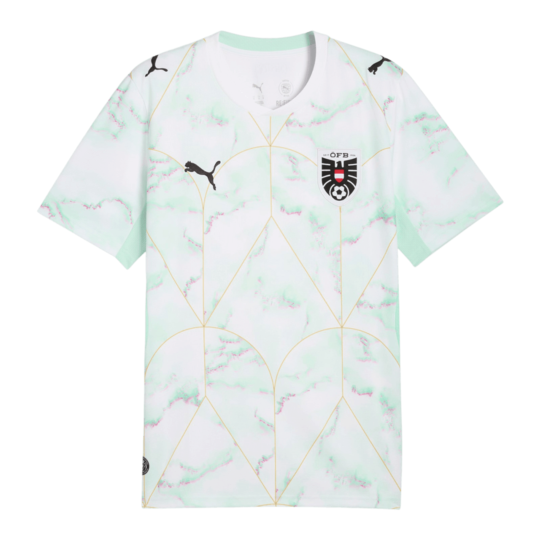 Austria Fora Camisa Copa do Mundo 2026 Branco