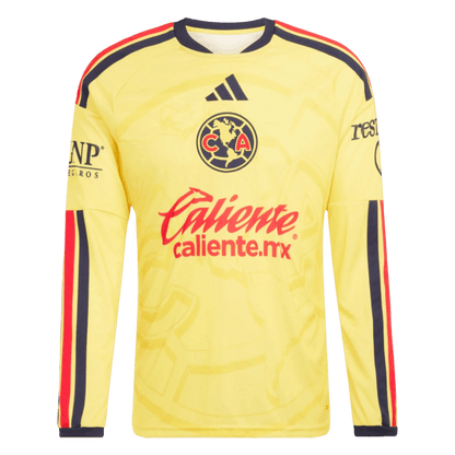 Club America Casa Manga comprida Camisa 2026/27 Amarelo