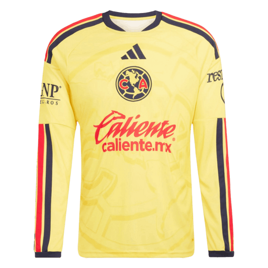 Club America Casa Manga comprida Camisa 2026/27 Amarelo
