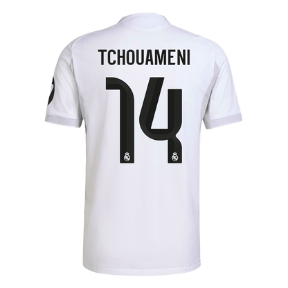 Autêntico TCHOUAMENI #14 Real Madrid Casa Futebol Camisas 2025/26 Branco
