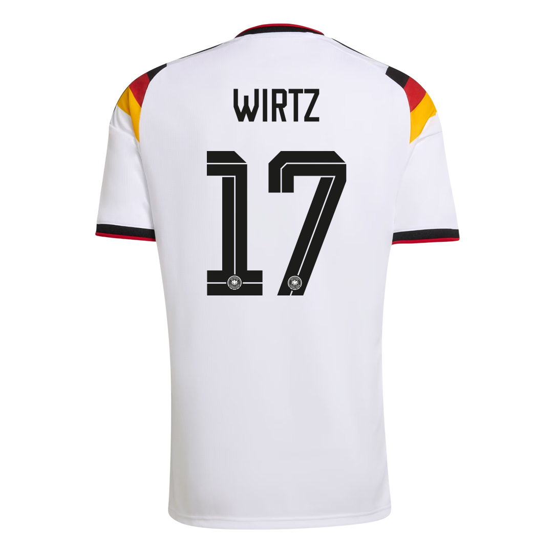 WIRTZ #17 Germany Casa Camisa 2026 Branco