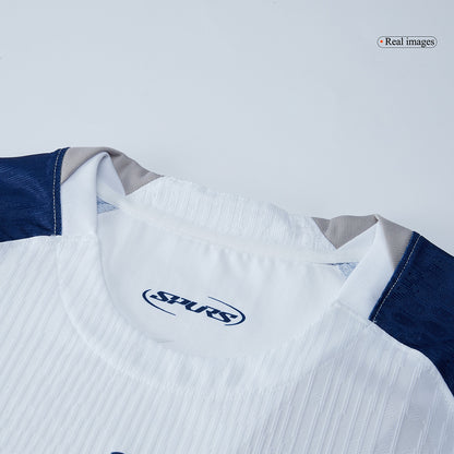 Autêntico XAVI #7 Tottenham Hotspur Casa UCL Futebol Camisas 2025/26 Branco - UCL