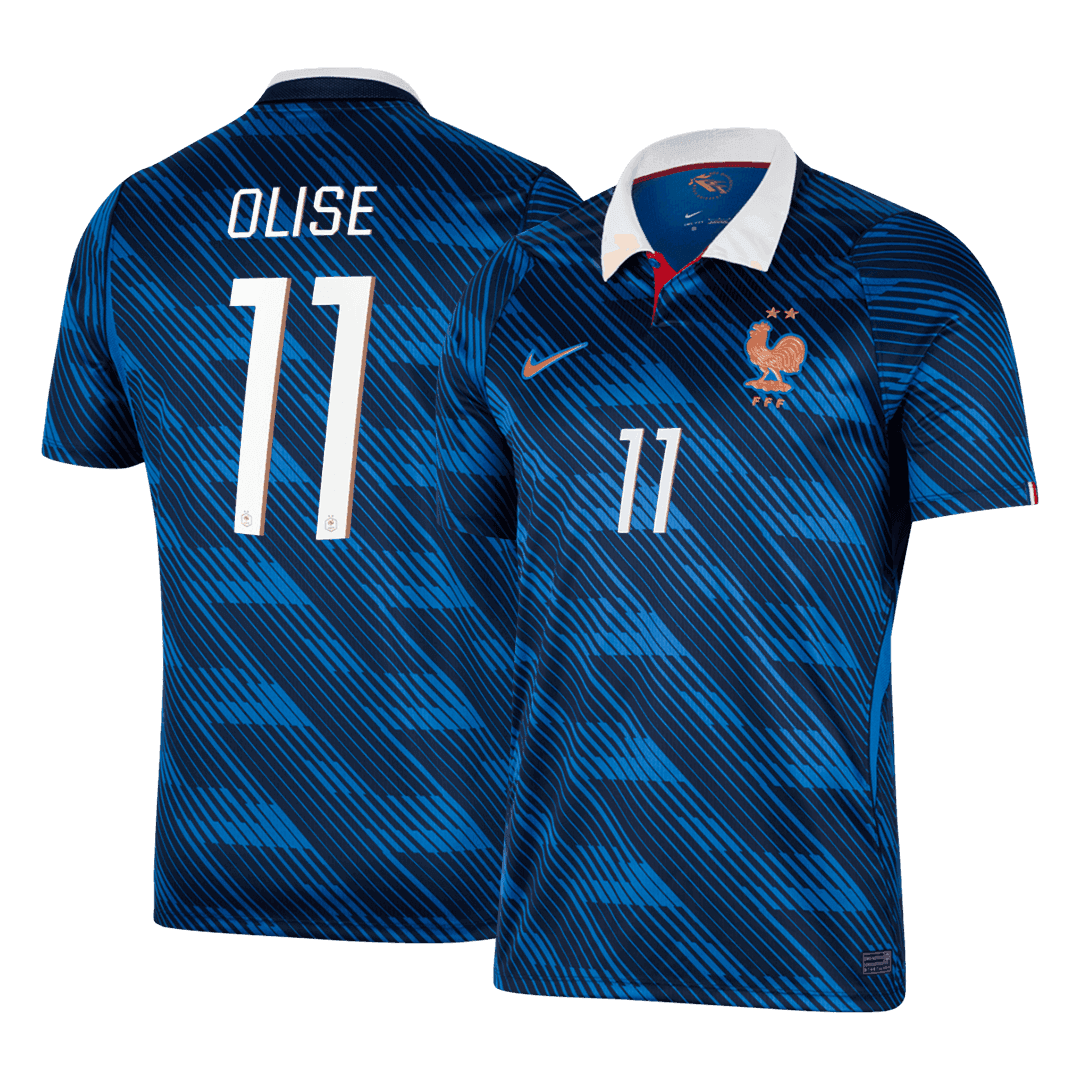 OLISE #11 France Casa Copa do Mundo Camisa 2026 Azul