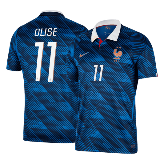 OLISE #11 France Casa Copa do Mundo Camisa 2026 Azul