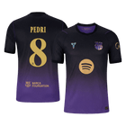 Versão do Jogador PEDRI #8 Barcelona Fora Futebol Camisas 2026/27 - UCL