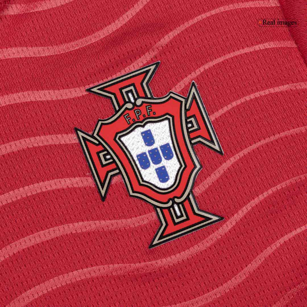B. FERNANDES #8 Portugal Infantil Casa Copa do Mundo Conjunto(Camisa+Calção) 2026 Vermelho